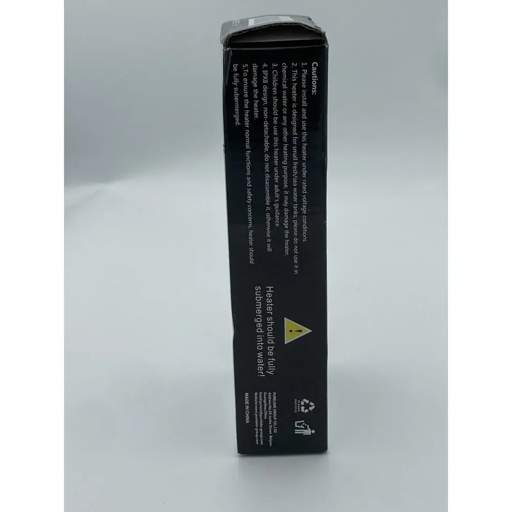 PULACO PL-268 Aquarium Submersible Heater 50W for 5-10 Gal Tanks
